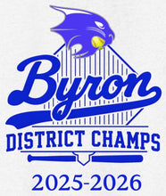 Load image into Gallery viewer, Official Byron Nelson Bobcats Softball 2026 DISTRICT CHAMPS Shirt - Performance Polyester