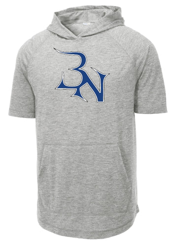 Lady Bobcats Basketball PosiCharge ® Tri-Blend Wicking Short Sleeve Hoodie