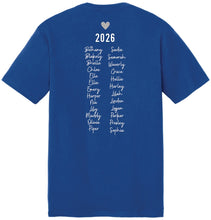 Load image into Gallery viewer, Official 2026 Medlin Cheer T Shirt - Soft Cotton/Poly Blend