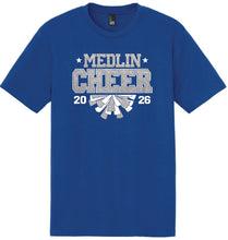 Load image into Gallery viewer, Official 2026 Medlin Cheer T Shirt - Soft Cotton/Poly Blend