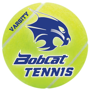 24" VARSITY Bobcat Tennis Yard Sign